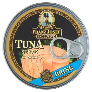 detail Franz Josef Tuňák steak ve vlastní štávě 170g