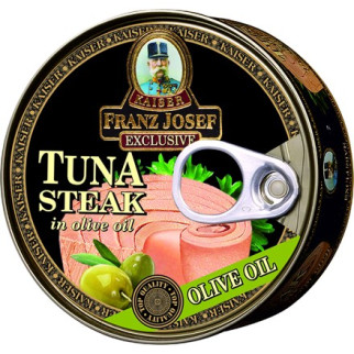 detail Franz Josef Tuňák Steak v Olive Oil 150g