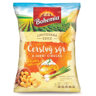detail Bohemia Chips Vroubky Pizza 18x55g