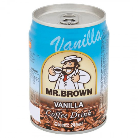 detail Mr. Brown 240ml vanilla