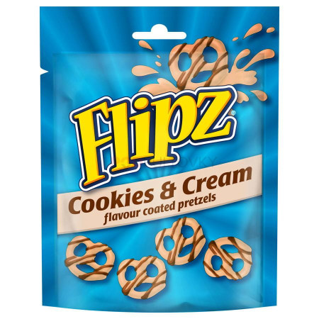 detail Flipz cookies /cream 6 x 90g
