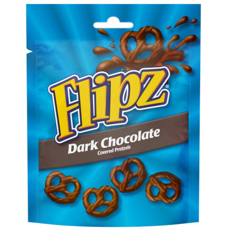 detail Flipz dark chocolate 100g