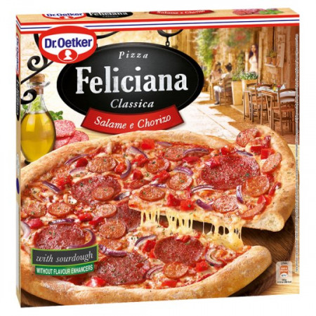 detail Dr. Oetker Pizza FELIC. Salame & Chorizo 320g X5