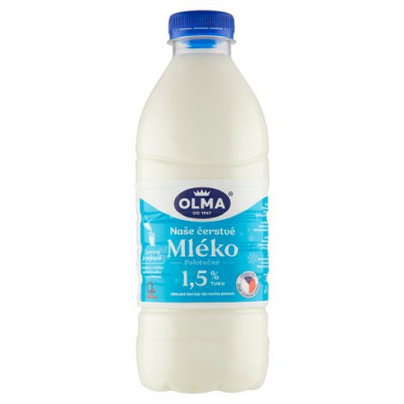 detail Olma Čerstvé Mléko 1,5% 1L PET 6X