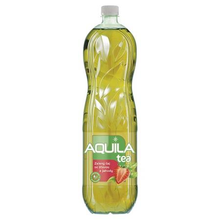 detail Aquila čaj zel. jahody 1,5L