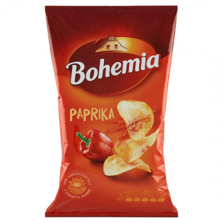 detail Bohemia chips paprika 130g x 18ks
