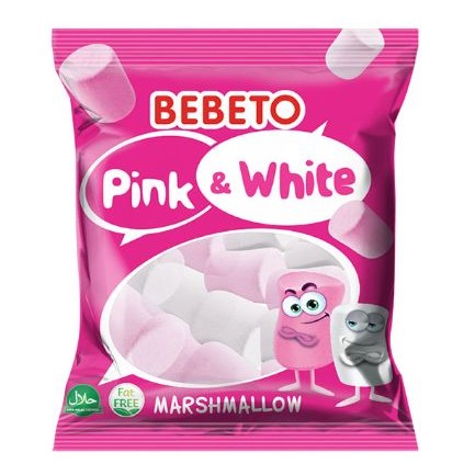 detail Bebeto 60g x 12 Pink & White
