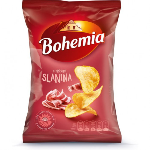 Bohemia chips slanina 215g x 14ks