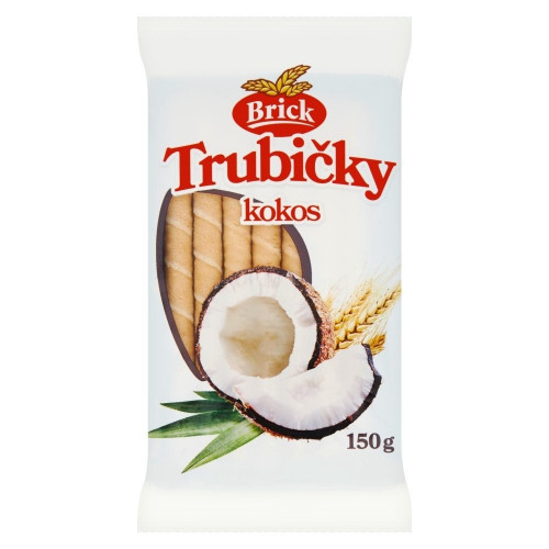 Brick trubicky 150g kokos