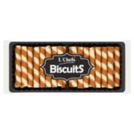 L'Chefs Biscuits - Trubičky s vanilkovou náplní 160g