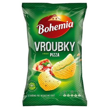 Bohemia Chips Vroubky 120g Pizza