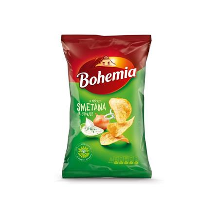 Bohemia chips smetana a cibule 130g x 18