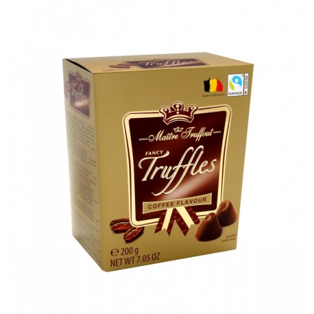 Maitre Fancy Gold Truffles 200g coffee