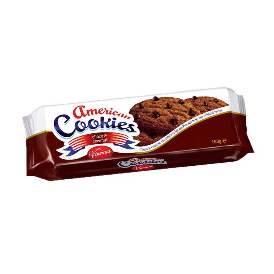 American cookies choco /coconut 160g Daily Fresh Foods