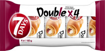 7Days Croissant 4 x 60g Double Vanilla + Cherry