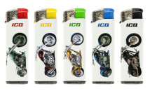 ALZZIN-32577 Zapalovač ICQ XHD007 Motorbikes 50/BAL
