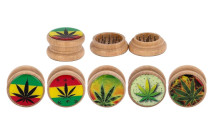 11288 Drtič tabáku 2x dřevo Ř5cm MIX 12ks/BAL