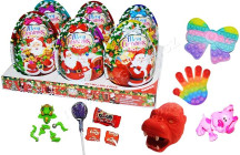 Vajíčko XXXL - MERRY CHRISTMAS PLASTIC 20G X 6KS