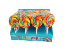 Lízátka Duhové točené balené 15g x 48ks