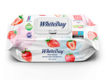 WhiteDay vlh. ubrousky 120ks Strawberry