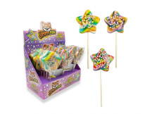 JF Star lollipops with sprinkles 50g x 18ks