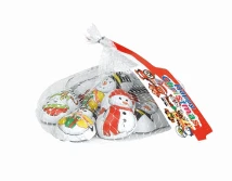 Čoko síťka 100g Sněhulák - 50ks/kart