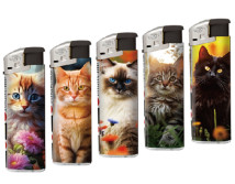 Zapalovač - AIT N.100 50ks Cats