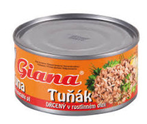 Giana Tuňák 170g drť v oleji                                   