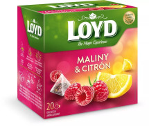 Loyd Čaj ovocný maliny+citron 20x2g