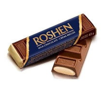 Roshen Čok.tyčinka 43g Creme-Brulee - 30ks/kart