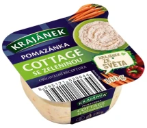 Krajánek pomazánka cottage se zeleninou 100g