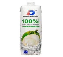 American 100% Coconut water 0,33L