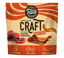 Flint Craft Žitné vlnky Pálivé Jerky 90g (1/8kus)
