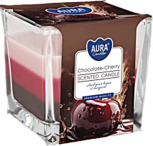 AURA 170g Svíčka Chocolate - Cherry
