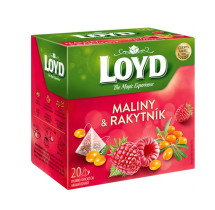 Loyd Čaj ovocný malina+rakytník 20x2g
