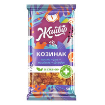 Jaivir Kozinak 50g Směs s mandlemi + fruktóze se stévií - 18ks/kart