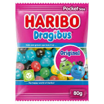 Haribo 80g Dragibus
