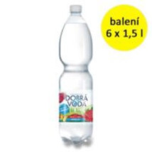 Dobrá voda 1,5l jahoda/malina.nep