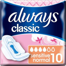 Always classic 10ks normal sensitive x 16