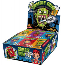 Bubble gum stick 35g x 18 - Zombie
