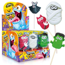 JB MONSTER POP – strašidelná balená lízátka 35g x 36
