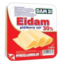 Dámsi Eidam 30% plátky 80g