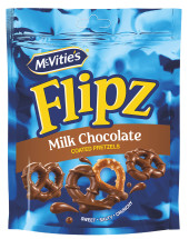 Flipz 70g milk chocolate - 9ks/kart