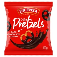 DR. ENSA Slaný preclík 100g dark čoko
