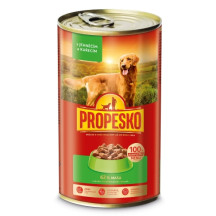 Propesko kousky 1,24kg jehněčí+kuře v omáčce pro pes