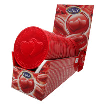 Čoko Euro velké 36x21,5g Srdce