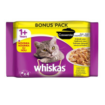 Whiskas kap 4packX85g Drubeží želé