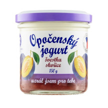 BoheMilk Opoč.jogurt Švestka skořice 150g