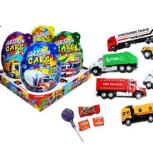 Vajíčko SUPER Big Cars 50g x 4