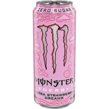 Monster 0,5L Ultra Strawberry